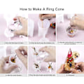 Miniatyrbild 5 av 5: Ringkonformade Resinformar, Set om 5 Silikonformar för Epoxi-DIY Smyckesvisning