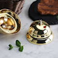 Miniatyrbild 3 av 4: Elegant Guld Serviceklocka för Receptioner, Restauranger, Klassrum och Hem