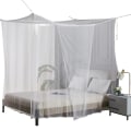 Miniatyrbillede 1 af 5: Hvid Enkeltseng Myggenet - 2,2m x 180cm x 190cm