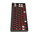 Miniatyrbild 8 av 8: 61-tangenters mekaniskt tangentbord DIY-kit RGB-bakgrundsbelysning Switch Hot Swap Custom mekaniskt spelande tangentbordskit Svart