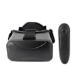 Pikkukuva 1 / 6: 3D VR -virtuaalitodellisuuslasit peliohjaimella iOS- ja Android-puhelimille lapsille ja aikuisille (V7-lasit Y1 musta kahva)