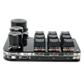 Pikkukuva 5 / 8: Yksikätisen makro-mekaaninen näppäimistö RGB Mini Wired USB OSU 9 näppäintä USB Mini Macro Gaming Keypad tietokoneelle