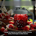 Miniatyrbild 4 av 5: 2-pack bred öppning flip-lock Mason Jar lock, läckagesäker förslutning, grå