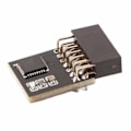 Miniatyrbillede 5 af 8: TPM 2.0-modul 14-pin SPI TPM 2.0-krypteringssikkerhedsmodul-fjernkort til ASUS bundkort