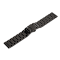 Miniatyrbillede 3 af 8: Rustfrit stål Quick Release Urrem Udskiftning af urrem 24MM Sort
