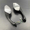 Miniatyrbild 3 av 5: Vikbara LED Blinkers Backspeglar för Yamaha YZF R6 YZF-R6 Som Visat