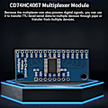 Miniatyrbild 3 av 5: 10st 16CH Analog Multiplexer Modul 74HC4067 CD74HC4067 Modul