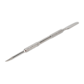 Miniatyrbilde 8 av 8: Dual Head Cuticle Pusher Rustfritt stål Cuticle Pusher Neglepedikyrverktøy for fjerning av død hud callus