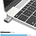 Miniatyrbild 3 av 5: USB C till USB (2-pack), USB-C till USB 3.0 Adapter, USB Typ-C till USB Adapter, USB Hona OTG Adapter för MacBook Pro (Silver)