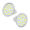 Miniatyrbild 7 av 8: 2st glödlampa LED MR11 12V 3W Keramisk bas Ultraviolett fri synskyddslampa för sovrum Vardagsrum Vitt ljus 6000K