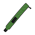 Miniatyrbillede 6 af 8: Fitness Vægtløftning Bracer Justerbar Håndledsstøtte Elastisk Håndled Wraps BandagerSort Grøn