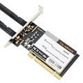 Miniatyrbillede 5 af 8: PCI Desktop Adapter 300Mbps 802.11b g n Trådløst WiFi netværkskort 2 antenner AR9223