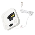 Miniatyrbilde 6 av 8: Veggmontert CD-spiller med Bluetooth 5.0, to HiFi-høyttalere, FM-radio, veggmontert bærbar CD-spiller med fjernkontroll, 100–240 V EU-plugg