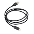 Miniatyrbilde 1 av 8: Ladekabel Svart PVC 1 Meter Rask Hastighet TypeC USB3.1 til USB3.0 Laderledning