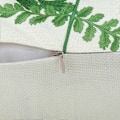 Miniatyrbilde 5 av 5: Putevar 45 x 45 cm Grønne Botaniske Blad Dekorative Pynteputetrekk Polyester Lin Putetrekk til Sofa Hage Utendørs Dekor Sett med 4