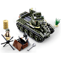 Miniatyrbillede 2 af 4: Allied Cavalry Tank Byggesæt med Klodser