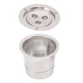 Miniatyrbilde 8 av 8: Kaffekapsel Filter Gjenbrukbar Påfyllbar Rustfritt Stål 3 Hull Kaffekapselkopp