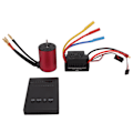 Miniatyrbild 1 av 8: S3650 2300KV Vattentät Borstlös Motor 60A RC Borstlös ESC Programmeringskort Kit för 1/10 Fjärrkontrollbil