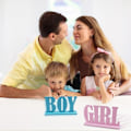 Miniatyrbild 2 av 5: 2 st Gender Reveal Trä Pojke Flicka Bordsdekorationer Blå Rosa Bords Skrivbord Bokstavsskyltar för Les. 20*11*4cm