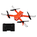 Pikkukuva 5 / 8: XT8 Mini-lennokki Ilmakuvaus RC FPV -lennokit 4K Kaksoiskamera Monivärinen Valo Lentokone Lelut Oranssi Kaksoisakku