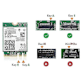 Miniatyrbild 4 av 5: WiFi 6E Desktop Kit för AX210 Bluetooth 5.2 Wifi-kort 802.11Ax 2.4Ghz/5Ghz AX210NGW Wi-Fi 6 Adapter