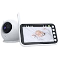 Miniatyrbillede 1 af 5: Video Babyalarm, 4,3 tommer IPS-skærm Babykameraalarm, EU-stik
