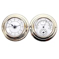 Miniatyrbillede 1 af 5: Termometer Hygrometer Barometer Ure Ur 2 Hele Sæt Vejrstation Meter_SZXM