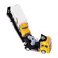 Miniatyrbilde 6 av 8: 1:50 Søppelbil leker trygge dråpebestandige legeringsmetallmodellbil leker for gutter og jenter Transporter