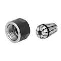 Miniatyrbilde 2 av 8: ER11 Chuck Spennhylser Klemmutter Dreiebenk deler for CNC Frese Graveringsmaskin4mm Chuck