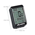 Miniatyrbillede 5 af 5: Vandtæt Cykel Speedometer Trådløs Cykelcomputer Regntæt LCD Display Multifunktionel Cykling