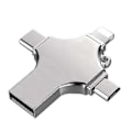Pikkukuva 2 / 3: 4-in-1 USB-muistitikku, yhteensopiva iPhonen, Micro USB:n ja Type C -laitteiden kanssa