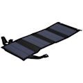 Miniatyrbillede 5 af 8: 7W 5V Bærbar Solcellepanel Foldbar Opladerplade Nødoplader til Udendørs Camping Sort