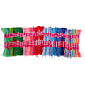 Miniatyrbilde 8 av 8: 44 stk broderigarn krysssting floss gradient farge polyester bomullsspoler 8 meter