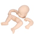 Miniatyrbild 8 av 8: 20 tums återfödd docka set realistisk babydocka helkropp naturtrogen DIY oavslutad docka kit