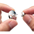 Miniatyrbild 3 av 5: Set med 2 magnetiska gardinbindningar med läckagesäker duschdraperimagnet