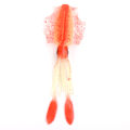 Miniatyrbilde 2 av 8: Lysende UV Blekksprut Fiske Lokke Octopus Myk Agns Fiske Lokke Silikon Wobbler Agns TackleOrange Lysende
