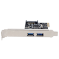 Pikkukuva 4 / 8: PCI-E-laajennuskortti USB3.0 5 Gbps:n huippunopeudella, kaksiporttinen pöytätietokoneen korttipaikka-adapteri