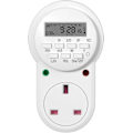Miniatyrbild 1 av 5: Veckovis Programmerbar Elektronisk Digital Timerkontakt med LCD-Display