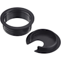 Pikkukuva 3 / 5: 6-osainen set 45 mm:n mustia muovisia pöytäläpivientejä johdon hallintaan