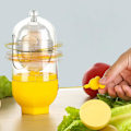 Miniatyrbillede 7 af 8: Egg Scrambler Hand Egg Shaker Mixer Blommen Æggehvide Mix Manuelt værktøj Golden Egg Maker til børn