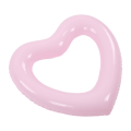 Miniatyrbilde 4 av 8: Hjerteformet svømmebøye 45 cm tykk rivebestandig PVC-material oppblåsbar bassengflytering for bassengfest strender rosa