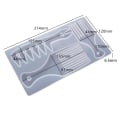 Pikkukuva 4 / 8: Kampa mold 3 in 1 kampamuotti mold tee-se-itse mold käsintehty epoksihartsi mould