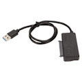 Miniatyrbillede 1 af 6: USB 3.0 til SATA-adapterkabel 12V 2A Plug and Play Hurtig overførsel SATA-harddiskkonverterkabel til 2,5 3,5 tommer HDD SSD