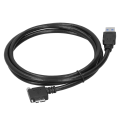 Miniatyrbillede 1 af 8: 90 graders datakabel USB3.0‑A til Micro USB‑B albue med skruer Industrikamera Sort