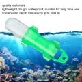 Miniatyrbillede 7 af 8: Mini Vandtæt LED Fisk Lure Undervands Fiskelys Attraktiv blinkende lampe (grøn)