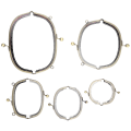 Pikkukuva 2 / 8: 5 kpl metallikukkarokehys Antiikki messinki, kohokuvioitu kaari, tee-se-itse -tarvikkeet 8,5 cm ~ 20,5 cm