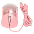 Miniatyrbilde 8 av 8: Kablet USB Gaming Mus Dazzling Jenter Søt Rosa Mekanisk Datamus for Hjemmekontor