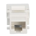 Miniatyrbilde 5 av 8: 50 stk Keystone Jack RJ45 Cat5e 90 graders slank uskjermet punch-fri Ethernet-modul nettverkskontakt