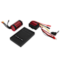 Miniatyrbild 5 av 8: RC borstlös motor ESC-kit 2845 vattentät motor 35A ESC programkort set för 1/12 fjärrkontrollbil 2800KV