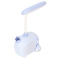 Miniatyrbilde 3 av 8: Leselys for barn TV-stil Base Fleksibel svanehals USB-lading Myk LED Barnebordslampe for studenter Studie Arbeid Blå